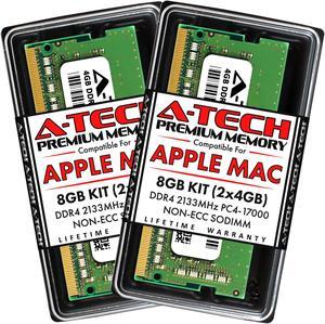 A-Tech 8GB Kit (2x4GB) RAM for Apple iMac (Mid 2017) | DDR4 2133MHz PC4-17000 SODIMM 260-Pin Memory Upgrade