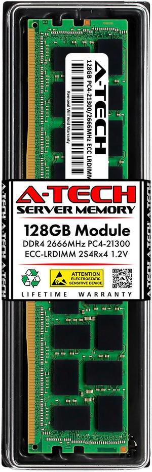 128GB RAM Replacement for HP 838087-K21, 840760-091, 840760-191, 850883-001, 868845-001 HPE | DDR4 2666MHz PC4-21300 ECC LRDIMM 2S4Rx4 (8Rx4 3DS/TSV) Server Memory