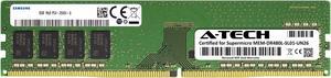 Supermicro Certified MEM-DR480L-SL01-UN26 | Samsung 8GB PC4-21300 DDR4 2666MHz 1Rx8 Non-ECC DIMM 288-Pin Desktop Memory RAM