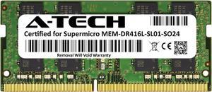 Supermicro Certified MEM-DR416L-SL01-SO24 | Samsung 16GB PC4-19200 DDR4 2400MHz 2Rx8 Non-ECC SODIMM 260-Pin Laptop Memory RAM