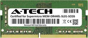 Supermicro Certified MEM-DR440L-SL01-SO26 | Samsung 4GB PC4-21300 DDR4 2666MHz 1Rx16 Non-ECC SODIMM 260-Pin Laptop Memory RAM