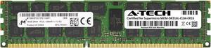 Supermicro Certified MEM-DR316L-CL04-ER16 | Micron MT36KSF2G72PZ-1G6P1 | 16GB PC3-12800 DDR3 1600MHz 2Rx4 Dual Rank ECC RDIMM Registered 240-Pin Server Memory RAM