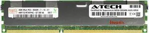 Supermicro Certified MEM-DR340L-HL01-ER10 | Hynix HMT151R7AFP4C-G7 | 4GB PC3-8500 DDR3 1066MHz 2Rx4 Dual Rank ECC RDIMM Registered 240-Pin Server Memory RAM
