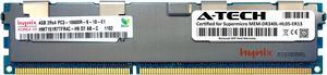 Supermicro Certified MEM-DR340L-HL05-ER13 | Hynix HMT151R7TFR4C-H9 | 4GB PC3-10600 DDR3 1333MHz 2Rx4 Dual Rank ECC RDIMM Registered 240-Pin Server Memory RAM