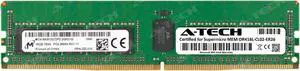 Supermicro Certified MEM-DR416L-CL02-ER26 | Micron MTA18ASF2G72PZ-2G6D1 | 16GB PC4-21300 DDR4 2666MHz 1Rx4 Single Rank ECC RDIMM Registered 288-Pin Server Memory RAM