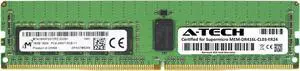 Supermicro Certified MEM-DR416L-CL03-ER24 | Micron MTA18ASF2G72PZ-2G3B1 | 16GB PC4-19200 DDR4 2400MHz 1Rx4 Single Rank ECC RDIMM Registered 288-Pin Server Memory RAM