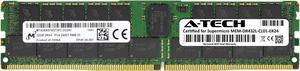 Supermicro Certified MEM-DR432L-CL01-ER24 | Micron MTA36ASF4G72PZ-2G3A1 | 32GB PC4-19200 DDR4 2400MHz 2Rx4 Dual Rank ECC RDIMM Registered 288-Pin Server Memory RAM
