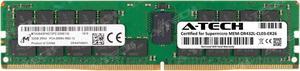 Supermicro Certified MEM-DR432L-CL03-ER26 | Micron MTA36ASF4G72PZ-2G6E1 | 32GB PC4-21300 DDR4 2666MHz 2Rx4 Dual Rank ECC RDIMM Registered 288-Pin Server Memory RAM