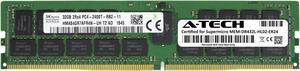 Supermicro Certified MEM-DR432L-HL02-ER24 | Hynix HMA84GR7AFR4N-UH | 32GB PC4-19200 DDR4 2400MHz 2Rx4 Dual Rank ECC RDIMM Registered 288-Pin Server Memory RAM