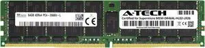 Supermicro Certified MEM-DR464L-HL02-LR26 | Hynix 64GB PC4-21300 DDR4 2666MHz 4Rx4 Quad Rank ECC LRDIMM Load Reduced 288-Pin Server Memory RAM