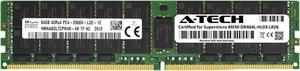 Supermicro Certified MEM-DR464L-HL03-LR26 | Hynix HMAA8GL7CPR4N-VK | 64GB PC4-21300 DDR4 2666MHz 4Rx4 Quad Rank ECC LRDIMM Load Reduced 288-Pin Server Memory RAM