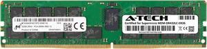 Supermicro Certified MEM-DR432LC-ER26 | Micron MTA36ASF4G72PZ-2G6E1 | 32GB PC4-21300 DDR4 2666MHz 2Rx4 Dual Rank ECC RDIMM Registered 288-Pin Server Memory RAM