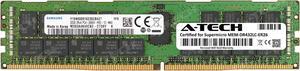Supermicro Certified MEM-DR432LC-ER26 | Samsung M393A4K40CB2-CTD | 32GB PC4-21300 DDR4 2666MHz 2Rx4 Dual Rank ECC RDIMM Registered 288-Pin Server Memory RAM