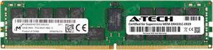 Supermicro Certified MEM-DR432LC-ER29 | Micron MTA36ASF4G72PZ-2G9J3 | 32GB PC4-23400 DDR4 2933MHz 2Rx4 Dual Rank ECC RDIMM Registered 288-Pin Server Memory RAM