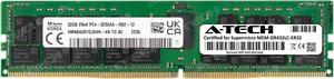 Supermicro Certified MEM-DR432LC-ER32 | Hynix HMA84GR7DJR4N-XN | 32GB PC4-25600 DDR4 3200MHz 2Rx4 Dual Rank ECC RDIMM Registered 288-Pin Server Memory RAM