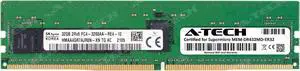 Supermicro Certified MEM-DR432MD-ER32 | Hynix HMAA4GR7AJR8N-XN | 32GB PC4-25600 DDR4 3200MHz 2Rx8 Dual Rank ECC RDIMM Registered 288-Pin Server Memory RAM