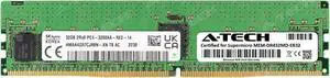 Supermicro Certified MEM-DR432MD-ER32 | Hynix HMAA4GR7CJR8N-XN | 32GB PC4-25600 DDR4 3200MHz 2Rx8 Dual Rank ECC RDIMM Registered 288-Pin Server Memory RAM