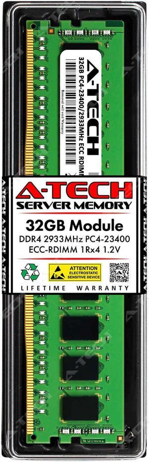 32GB RAM Replacement for Micron MTA18ADF4G72PZ-2G9B1, MTA18ASF4G72PZ-2G9E1 | DDR4 2933MHz PC4-23400 ECC RDIMM 1Rx4 Server Memory