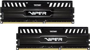Patriot Viper 3 16GB (2 x 8GB) 240-Pin PC RAM DDR3 1600 (PC3 12800) Desktop Memory Model PV316G160C9K