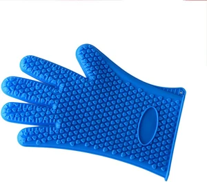 Silicone BBQ Heat Resistant Gloves Grill Pot Holder Cooking Grip Oven Mitts Silicone BBQ Heat Resistant Gloves Grill Pot Holder Cooking Grip Oven Mitts