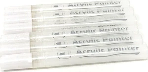 Acrylic Paint Marker Pens Set Pebble, Rock & Stone painting,Scrapbooking,Fabric ( 6 Pack) Acrylic Paint Marker Pens Set Pebble, Rock & Stone painting,Scrapbooking,Fabric ( 6 Pack)