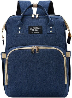 3 in 1 Foldbale Diaper Bag Baby Bed Portable Bassinet Crib Backpack Travel/Sleep(Dark Blue) 3 in 1 Foldbale Diaper Bag Baby Bed Portable Bassinet Crib Backpack Travel/Sleep(Dark Blue)