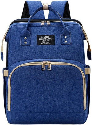 3 in 1 Foldbale Diaper Bag Baby Bed Portable Bassinet Crib Backpack Travel/Sleep(Blue) 3 in 1 Foldbale Diaper Bag Baby Bed Portable Bassinet Crib Backpack Travel/Sleep(Blue)
