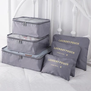 9Pcs Waterproof Clothes Storage Bags Packing Cube Travel Luggage Organizer Pouch 9Pcs Waterproof Clothes Storage Bags Packing Cube Travel Luggage Organizer Pouch