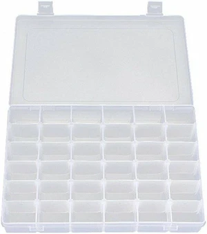 36 Grid Box Storage Organizer Case Display Collection w/ Adjustable Divider Big 36 Grid Box Storage Organizer Case Display Collection w/ Adjustable Divider Big