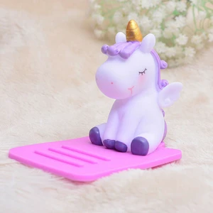 Cute Unicorn Phone Stand Anti slip Car Table Phone Tablet Holder Bracket Cute Unicorn Phone Stand Anti slip Car Table Phone Tablet Holder Bracket