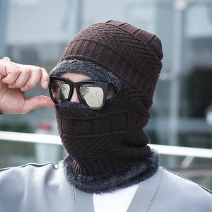 Balaclava Beanie Motorcycle Cycling Hood Hat Face Mask UV Wind Proof Cover Knit(No Brim)
