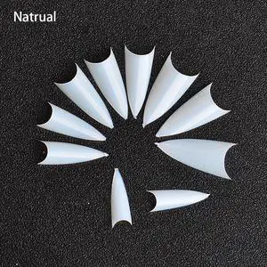 US 500Pcs Stiletto French False Fake Acrylic Nail Tips Coffin Nails Long 500gezhuang ziranse US 500Pcs Stiletto French False Fake Acrylic Nail Tips Coffin Nails Long 500gezhuang ziranse