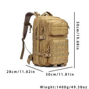 US 45L Large Military Tactical Backpacks Army Assault Pack Hiking Treek Rucksack US 45L Large Military Tactical Backpacks Army Assault Pack Hiking Treek Rucksack