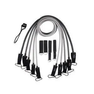 US 1 Sets of 11 Pcs Resistance Band Physical Therapy Workout Yoga Abs Exercise US 1 Sets of 11 Pcs Resistance Band Physical Therapy Workout Yoga Abs Exercise