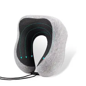 US 2 Pack Memory Foam U-Shaped Travel Pillow Neck Support Head Rest Car Plane US 2 Pack Memory Foam U-Shaped Travel Pillow Neck Support Head Rest Car Plane