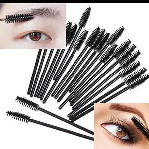 Disposable Eyelash Brush Mascara Wand Lash Extension Eye Brow Applicator Black 50 Pack Disposable Eyelash Brush Mascara Wand Lash Extension Eye Brow Applicator Black 50 Pack