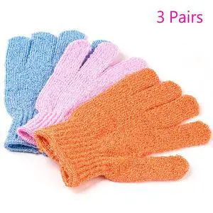 US 6 PCS Exfoliating Spa Bath Gloves Shower Soap Clean Hygiene Wholesale Lots US 6 PCS Exfoliating Spa Bath Gloves Shower Soap Clean Hygiene Wholesale Lots