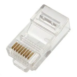 100 Pack RJ45 Ends CAT5E Ethernet Cable End Connectors Mocular Plugs Crimp 100 Pack RJ45 Ends CAT5E Ethernet Cable End Connectors Mocular Plugs Crimp
