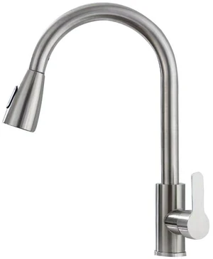 US Chrome Pull Down Kitchen Faucet Sprayer Single Handle Swivel Sink Mixer Tap US Chrome Pull Down Kitchen Faucet Sprayer Single Handle Swivel Sink Mixer Tap