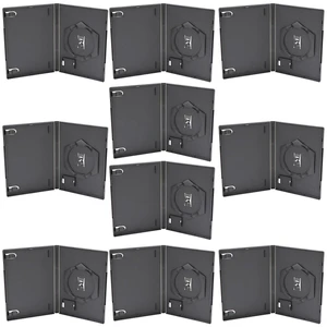 US 10 Pack Nintendo GameCube Standard Empty Replacement Game Cases Black US 10 Pack Nintendo GameCube Standard Empty Replacement Game Cases Black