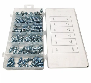 US110Pc Hydraulic Grease Assortment Lube Lubrication Assorted Zerk Straight90/45 US110Pc Hydraulic Grease Assortment Lube Lubrication Assorted Zerk Straight90/45