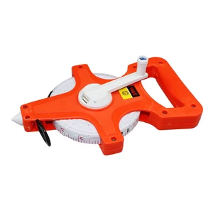 US 1 Pcs 1/2" x 98' Open Reel Dual Sided Fiberglass Tape Measure for Engineer US 1 Pcs 1/2" x 98' Open Reel Dual Sided Fiberglass Tape Measure for Engineer