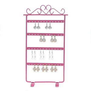 US Earrings Necklace Jewelry Stand Holder Rack Tower Tree Metal Display Shelf AW-4-btieerhuanjia fenhong US Earrings Necklace Jewelry Stand Holder Rack Tower Tree Metal Display Shelf AW-4-btieerhuanjia fenhong