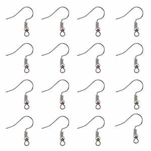 US 100 DIY JEWELRY Making Findings Earring Hook Coil Ear Wire French Hook BH-2-cdaizhuergou100gezhuang yinse US 100 DIY JEWELRY Making Findings Earring Hook Coil Ear Wire French Hook BH-2-cdaizhuergou100gezhuang yinse