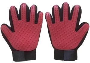 1 Pair Pet Dog Cat Deshedding Brush Grooming Glove Massage Hair Fur Removal US 1 Pair Pet Dog Cat Deshedding Brush Grooming Glove Massage Hair Fur Removal US