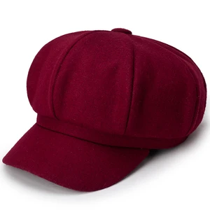 Women's Newsboy Cap Baker Boy Hat Cabbie Beret Flat Cap Warm ArtistVintage Fines BKheBRzuishangceng daiyanhuajiamao jiuhong Women's Newsboy Cap Baker Boy Hat Cabbie Beret Flat Cap Warm ArtistVintage Fines BKheBRzuishangceng daiyanhuajiamao jiuhong