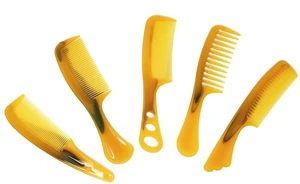 3~5 Pack Massage Tendon Comb Natural Amber Ox Horn Portable Hair Beard US Seller 3~5 Pack Massage Tendon Comb Natural Amber Ox Horn Portable Hair Beard US Seller