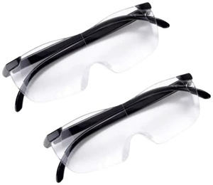 US Big Vision Eye Glasses 1.6X Magnifying Eyewear Make Everything Bigger Clearer US Big Vision Eye Glasses 1.6X Magnifying Eyewear Make Everything Bigger Clearer