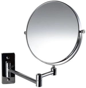 KES 3X 10X Magnification Two-Sided Swivel Wall Mount Mirror 8'', Polished Chrome KES 3X 10X Magnification Two-Sided Swivel Wall Mount Mirror 8'', Polished Chrome