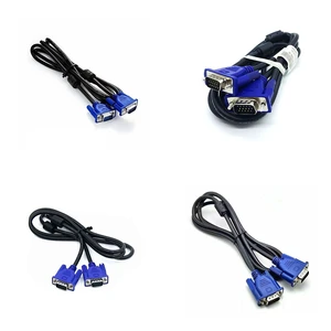 US 100x Lot SVGA SUPER VGA Monitor 15PIN M/M Male To Male Cable CORD FOR PC HDTV US 100x Lot SVGA SUPER VGA Monitor 15PIN M/M Male To Male Cable CORD FOR PC HDTV